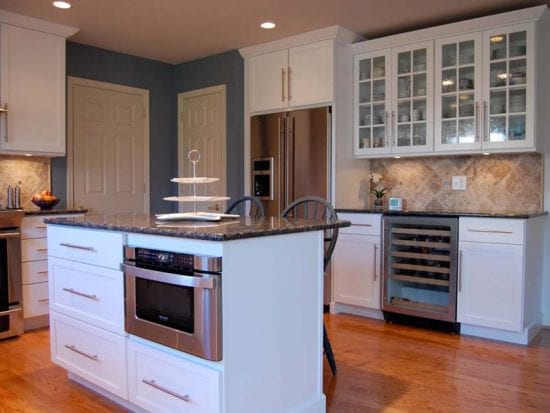 A modern well-constructed kitchen.